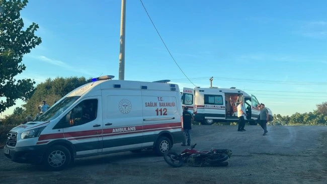 Kontrolden çıkan motosiklet şarampole devrildi: 1 ölü, 1 yaralı
